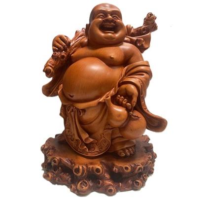 布袋様 置物 金運 運気上昇 お守り 布袋尊 如意平安随身布袋尊 大