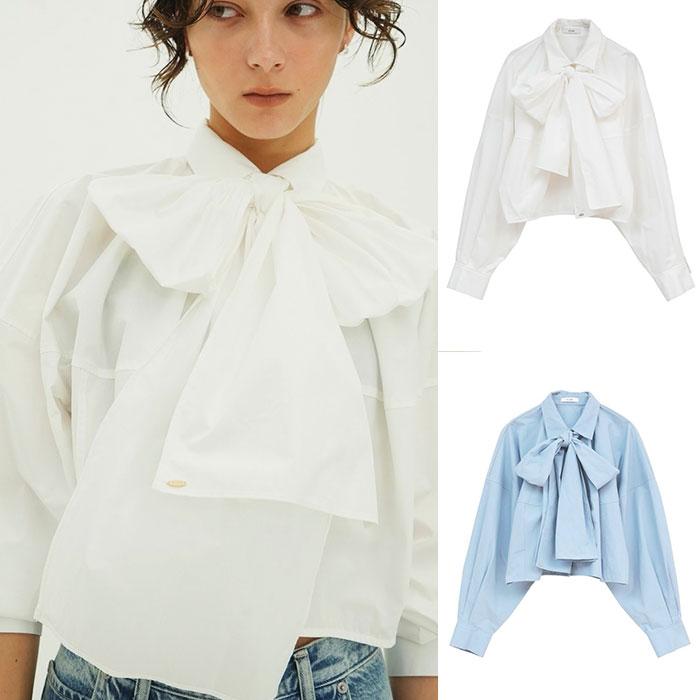 CLANE（クラネ） 即日発送 正規商品 リボン タイ コンパクト シャツ