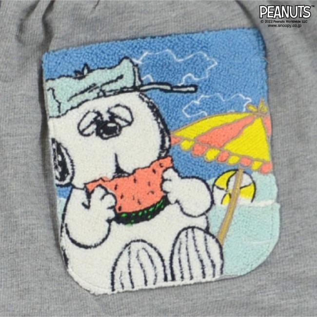 SNOOPY（スヌーピー） ハーフパンツ ミニ裏毛 オラフ PEANUT サガラ