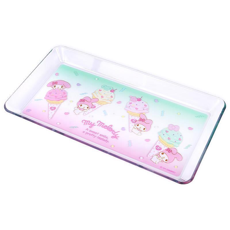 マイメロディ クリアペントレイ 小物トレイ デスクトレー サンリオ