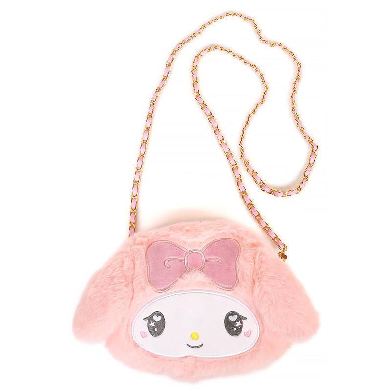 マイメロディ チェーンショルダーバッグ ファー ポシェット ポーチ