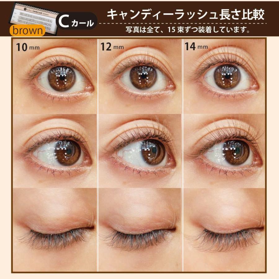 Dカール セルフマツエク つけまつげ 部分用 キャンディーラッシュ