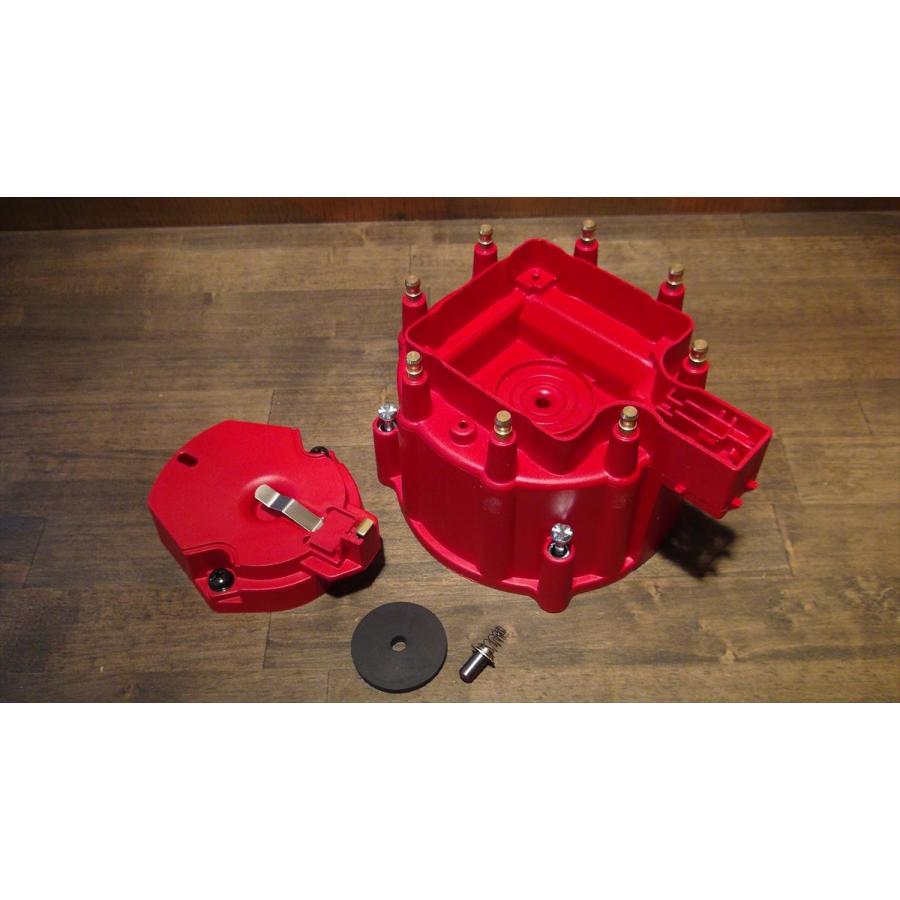 デスビキャップ＆ローターセット 75-86y CAB MSD GM HEI クランプ