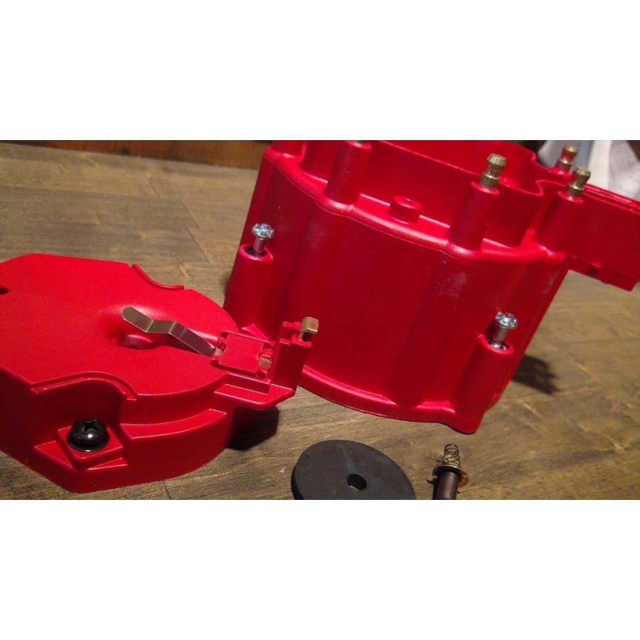 デスビキャップ＆ローターセット 75-86y CAB MSD GM HEI クランプ