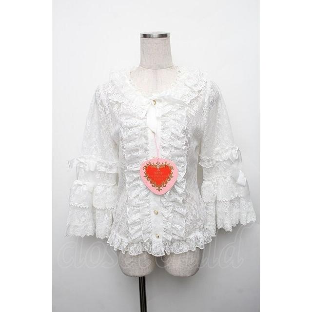 BABY,THE STARS SHINE BRIGHT / Princess Lacy Bouquetブラウス 白 S