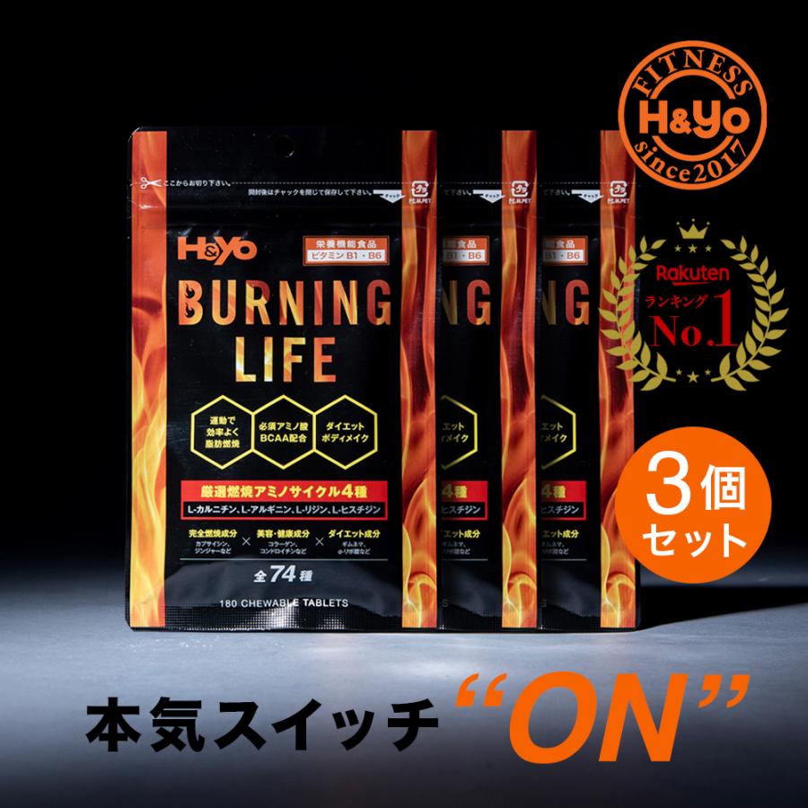H＆Yo fitness 燃焼系サプリ ダイエットサプリ L-カルニチン α‐リポ酸