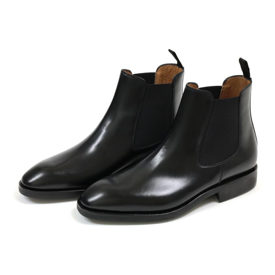 ヤンコ サイドゴアブーツ ブラック YANKO 14766 BLACK : CRISPIN