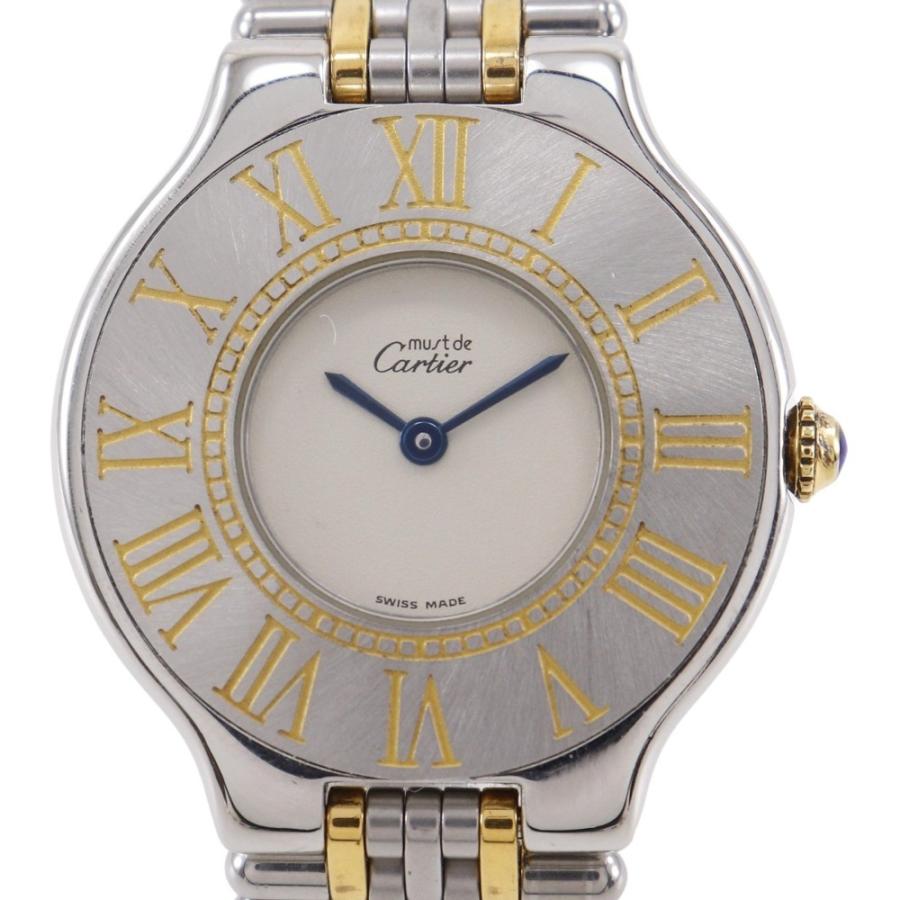 Cartier（カルティエ） マスト21 W10050F4 腕時計 SS×YG シルバー