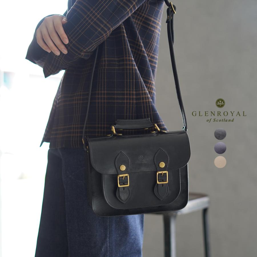 GLENROYAL（グレンロイヤル） ブライドルレザー サッチェルバッグ 02