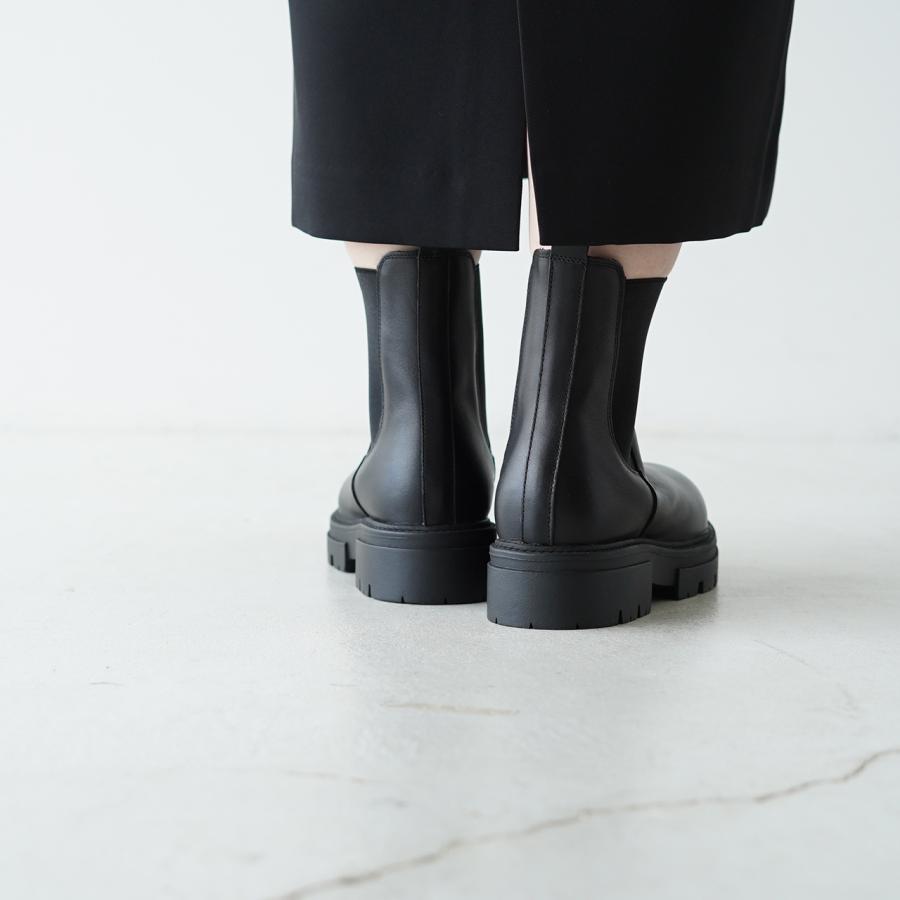 SALE レメ REMME チェルシーブーツ サイドゴアブーツ ブラック ZH-1104