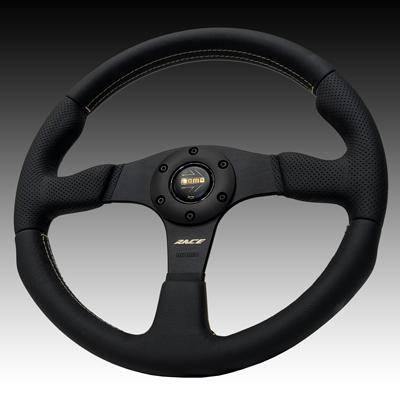 MOMO（モモ） ステアリング AL-02 レース ノト ブラック/ゴールド