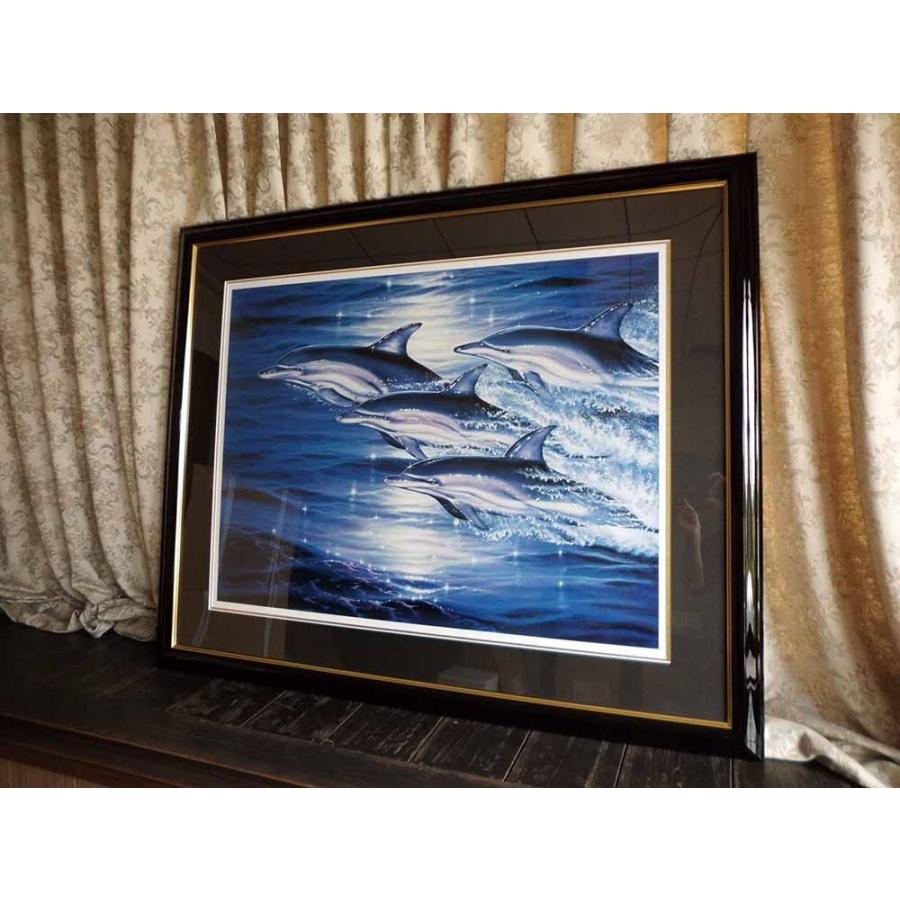 版画 クリスチャン・リース・ラッセン シーフライト ミクスドメディア