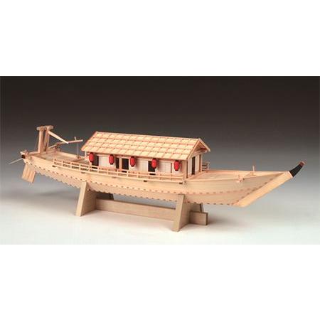 ウッディジョー/木製和船模型 1/24屋形船（やかたぶね） : アクア