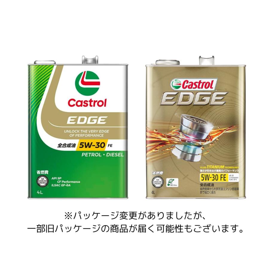 カストロール Castrol エンジンオイルEDGE 5W-30 API SP 4L 4輪
