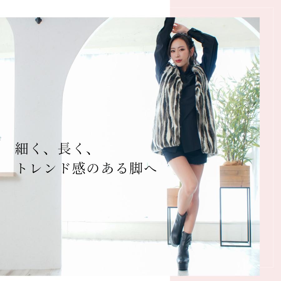 ショートブーツ レディース 極太ヒール 秋冬 歩きやすい 履きやすい