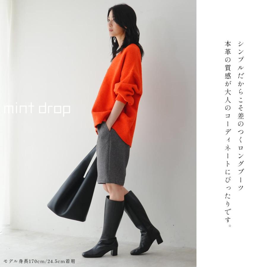 ロングブーツ ブーツ レディース 本革 痛くない 疲れない ポインター