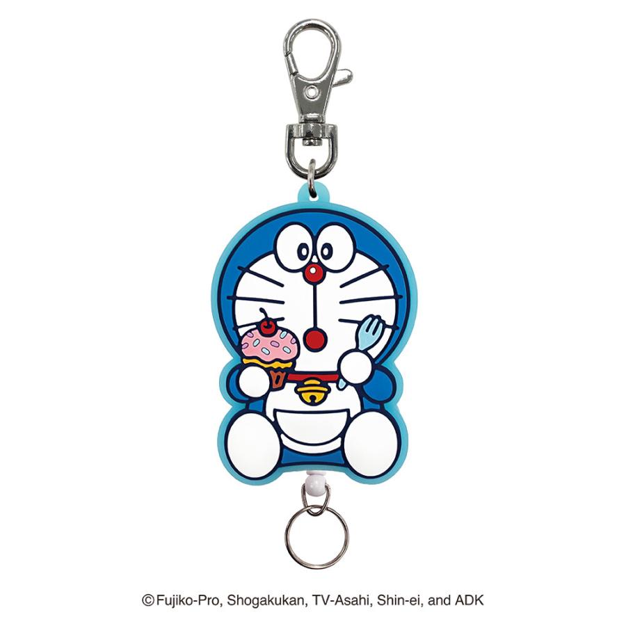 ドラえもん ラバーリールキーホルダー SweetsParty びっくり Doraemon