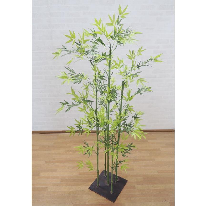 青竹 5本立て 150cm (フェイクグリーン リアル 店舗 中型 人工観葉