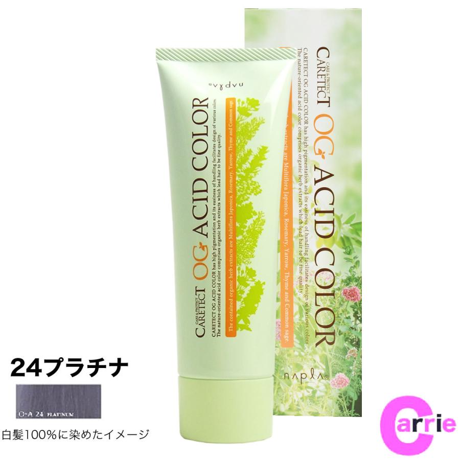 napla（ナプラ） ケアテクト OG アシッドカラー 24 プラチナ 190g ヘア