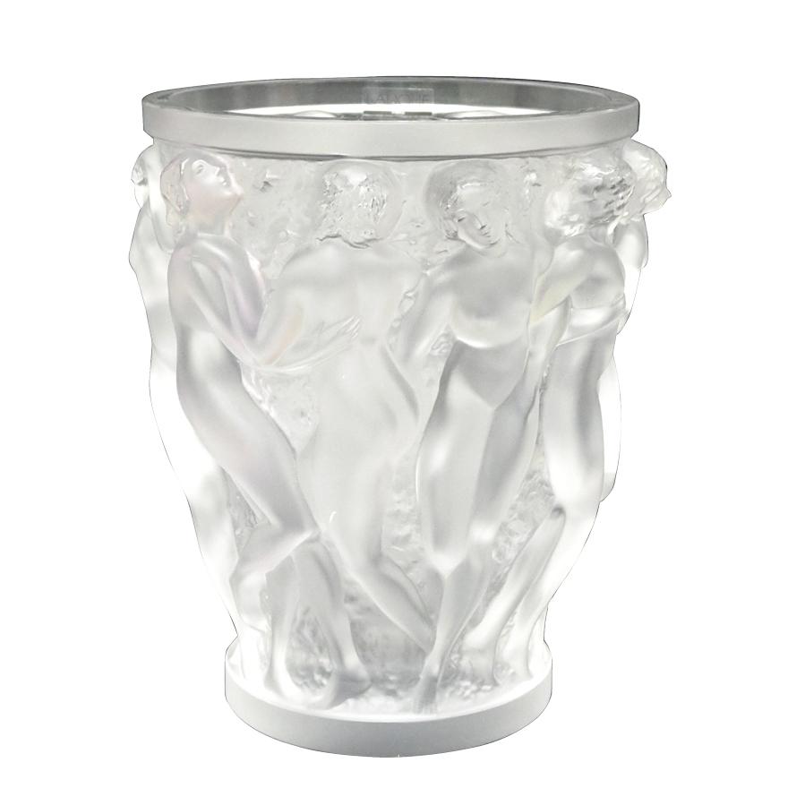 ルネ ラリック LALIQUE 「バッカスの巫女」 花瓶 高さ24cm ガラス工芸