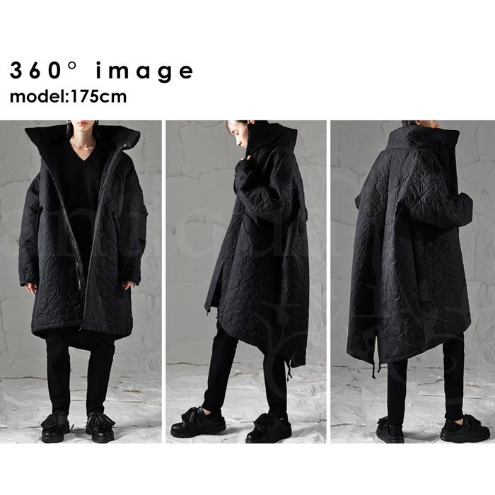 antiqua（アンティカ） キルティング モッズコート レディース