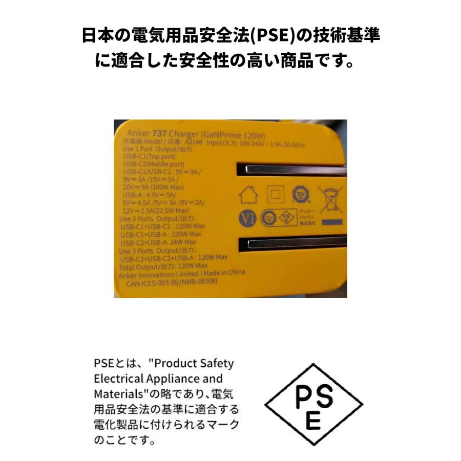 Anker（アンカー） Anker USB急速充電器 120W ライチュウモデル (USB