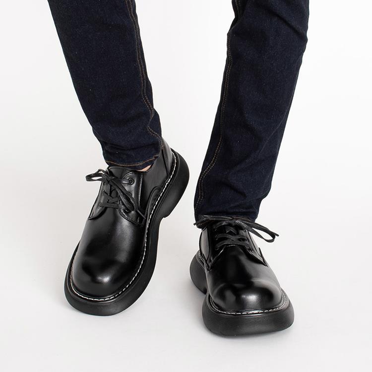 SVEC（シュベック） スニーカー メンズ メンズスニーカー 厚底 靴 黒