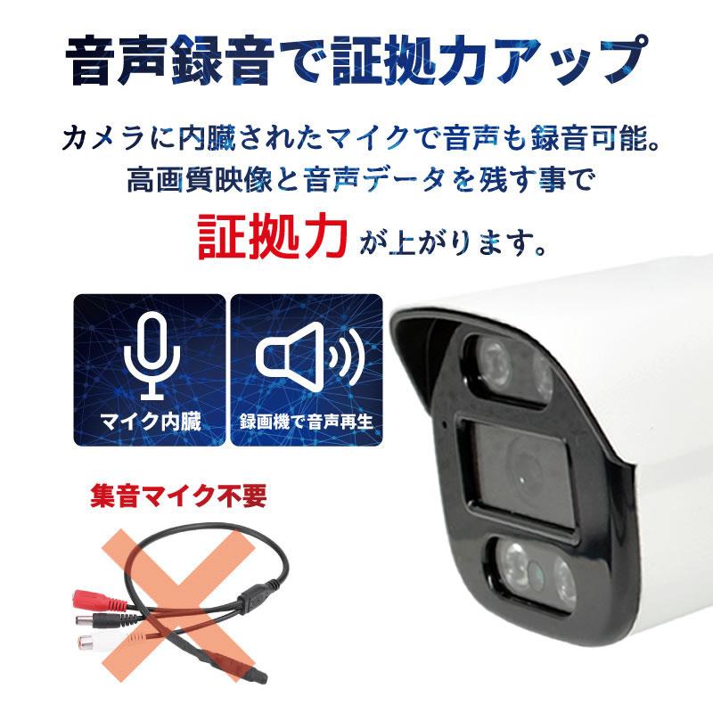 ワイヤレス 防犯カメラ 屋外 16インチモニター付き 500万画素 カメラ 1