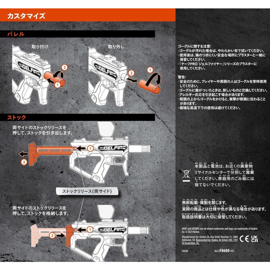 ナーフ PRO ジェルファイヤー GELFIRE ミシック 電動ブラスター