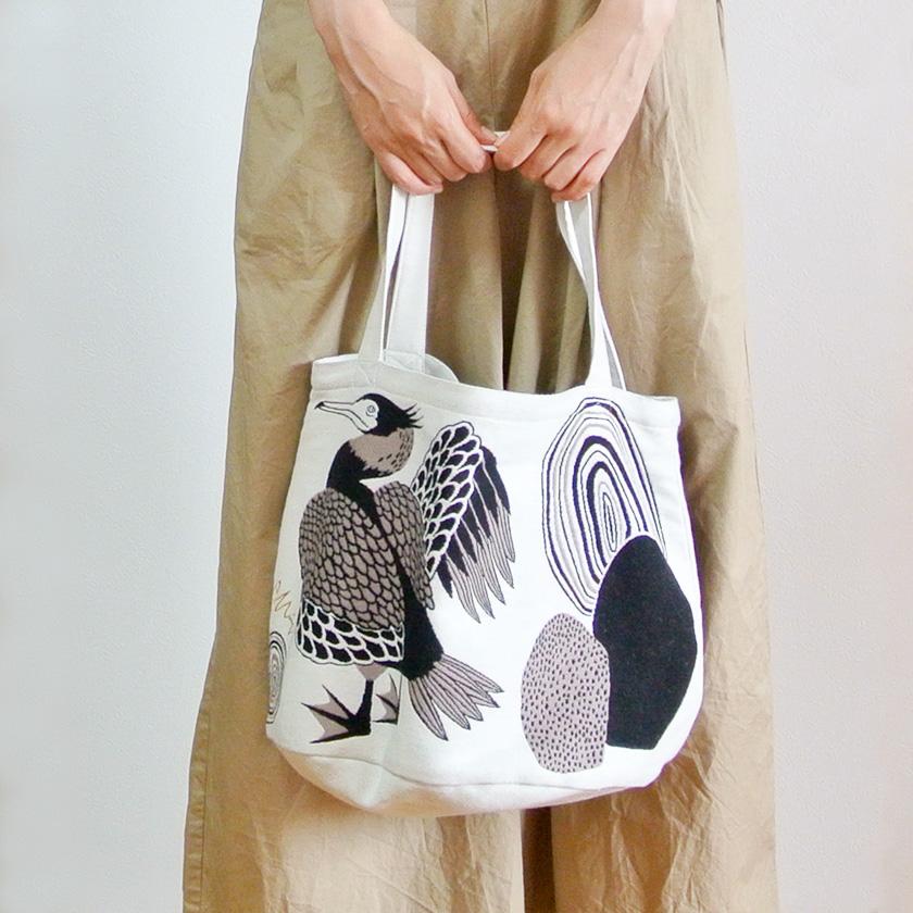 風見鶏の見える街。」トートバッグ ハンドメイド テシゴト雑貨 風見鶏