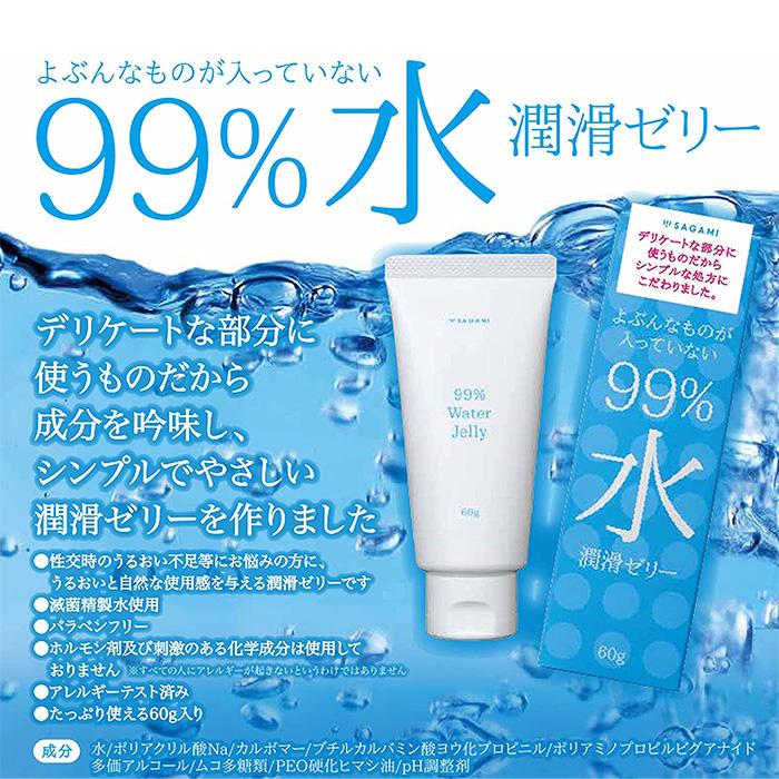 相模ゴム工業 サガミ sagami 99％水潤滑ゼリー 60g 中身がわからない