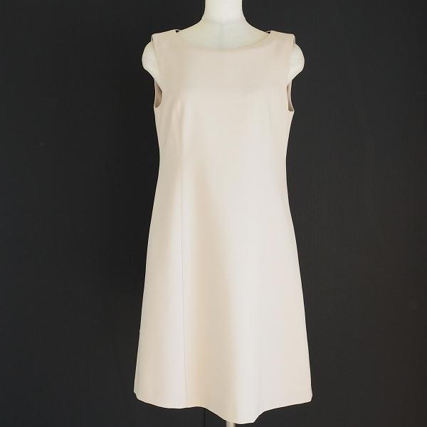 美品 フォクシーニューヨーク Aライン 大きめ ノースリーブ ワンピース