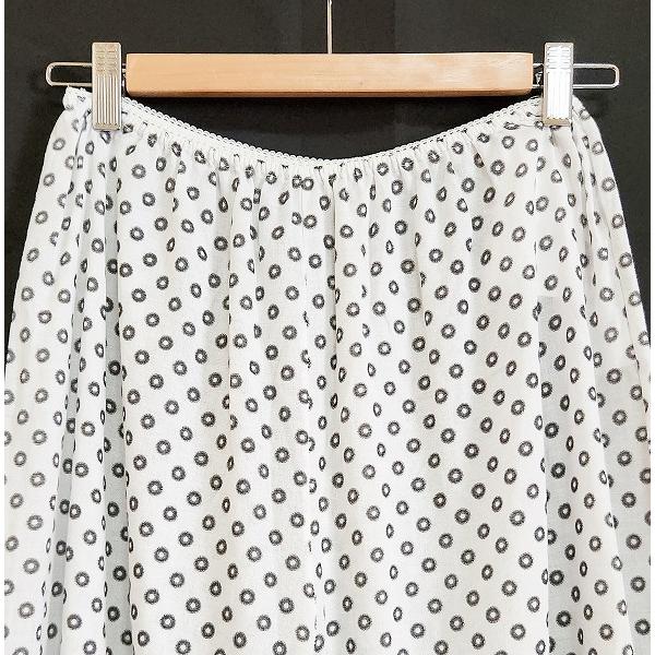 snc ジウセンソユニコ 慈雨 Sensounico パンツ 75 白 黒 麻混 薄手