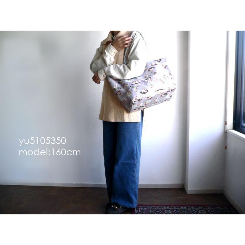 yukiemon ユキエモン バッグ リバーシブル 大き目 トートバッグ エコ