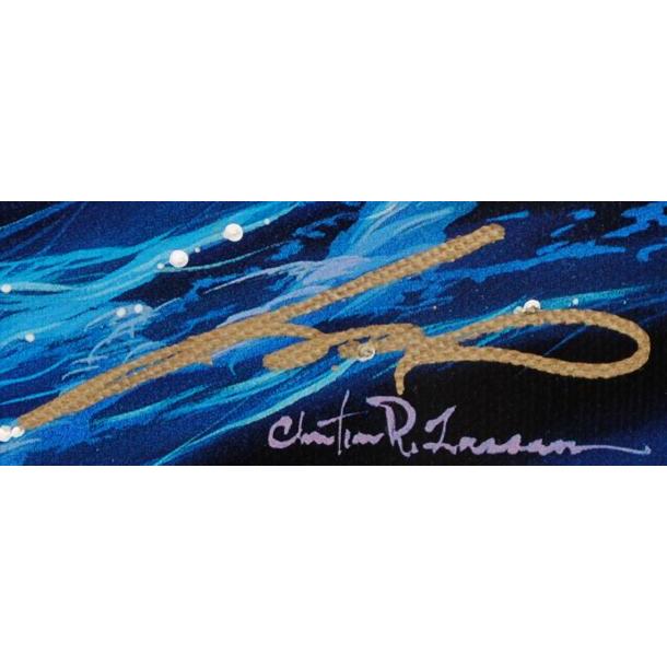 クリスチャン・リース・ラッセン バランス・オブ・ライフ イルカ 絵画