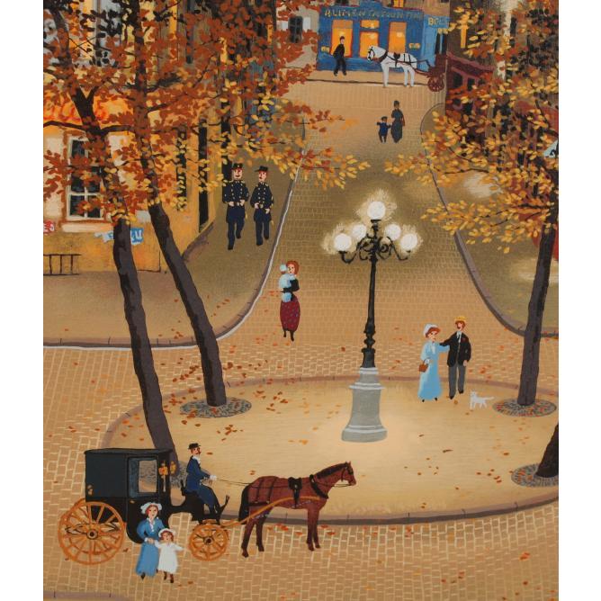 ミッシェル・ドラクロワ Paris I Love パリ 絵画 風景画 インテリア