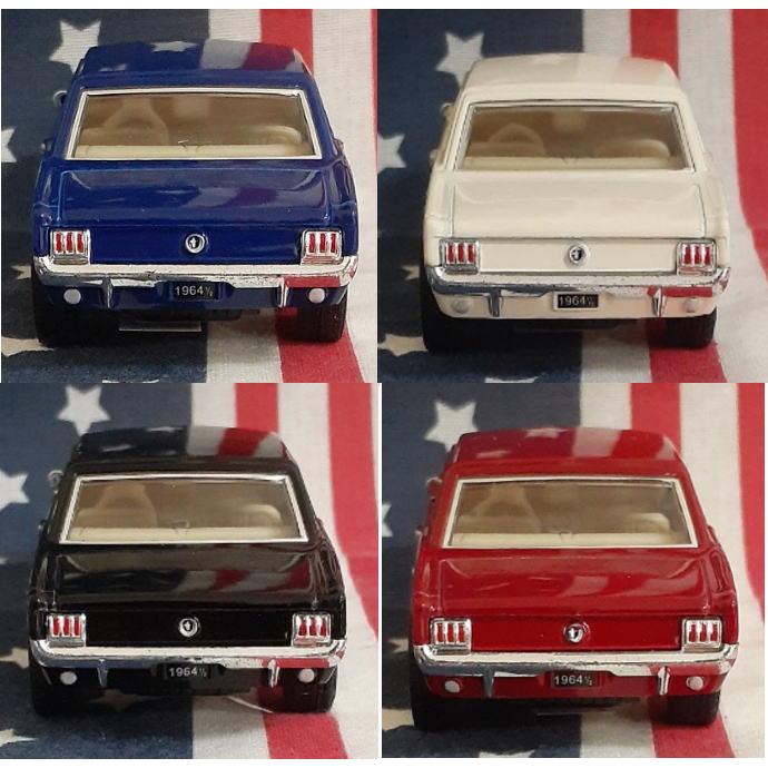 KiNSMART製 プルバックミニカー 1964 1/2 フォードマスタングFORD