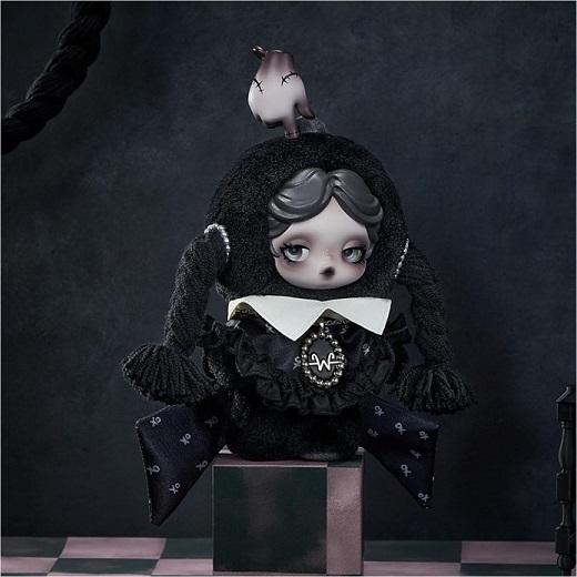 正規品 POP MART SKULLPANDA × Wednesday NY限定 スカルパンダ