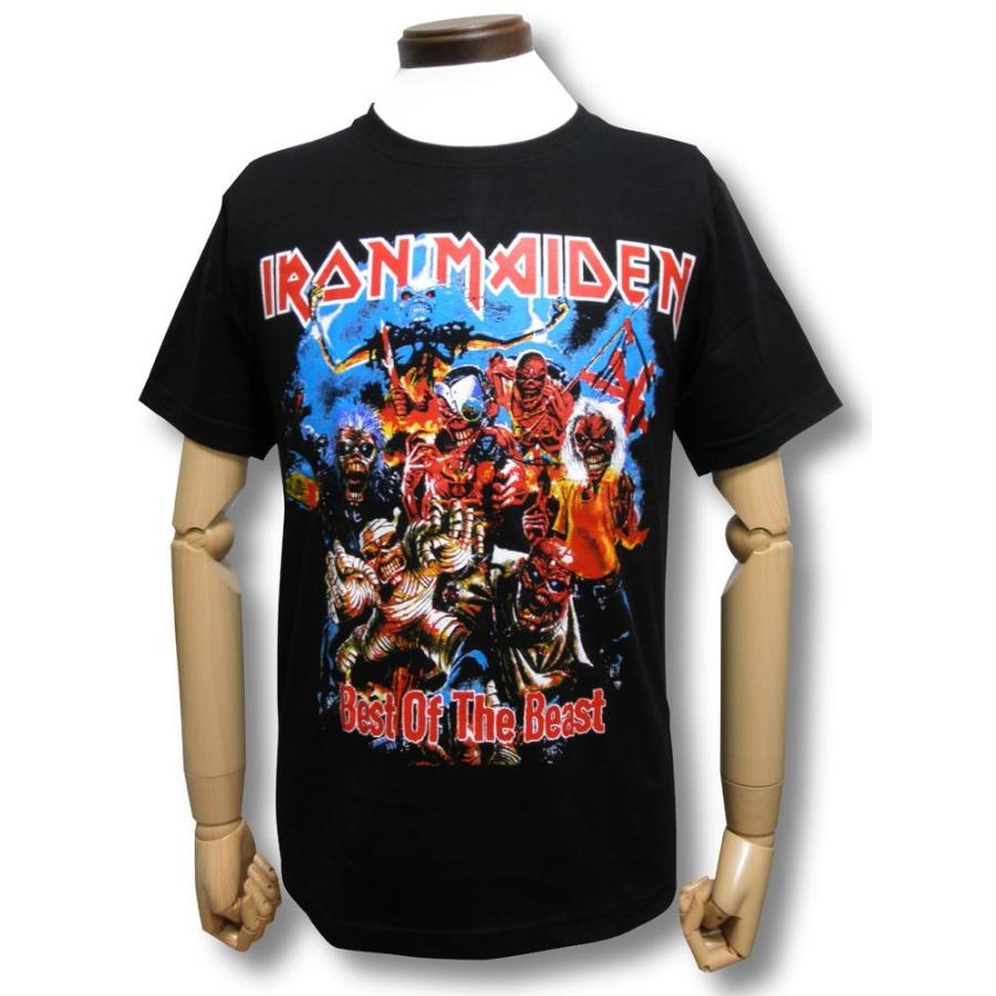 土日も発送】 Tシャツ IRON MAIDEN BEST OF THE BEAST アイアン