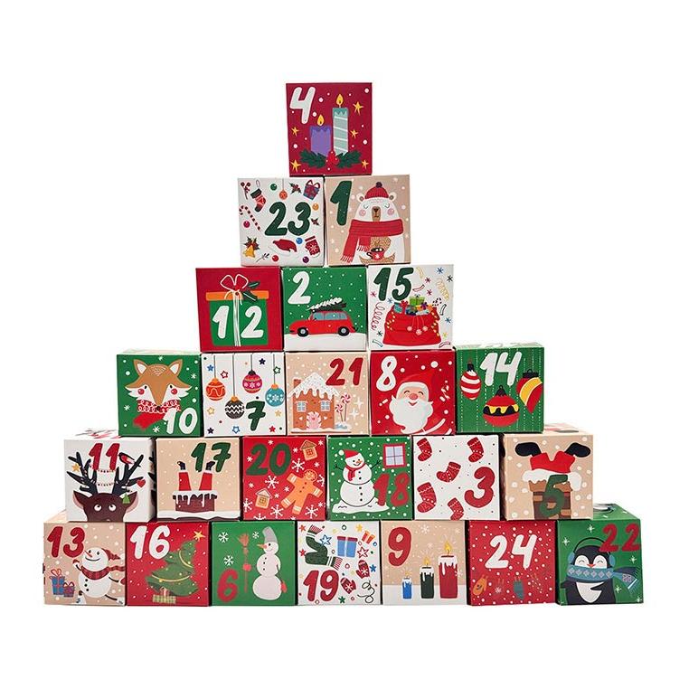 24日 クッキー DIY 24個セット ギフトボックス カウントダウン