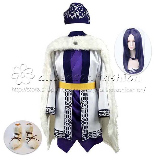 ゴールデンカムイ 風 アシリパ コスプレ衣装 靴コスプレ衣装 演出服