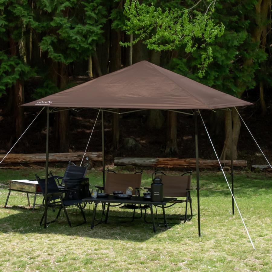 アルペンアウトドアーズ 完全遮光 ワンタッチタープテント 2.5m