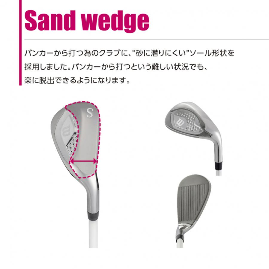 Wilson（ウイルソン） レディース Tiara Niino クラブ8本セット ゴルフ