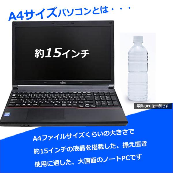 店長おまかせノートパソコン 大画面A4サイズ15.6型 高性能Core i5