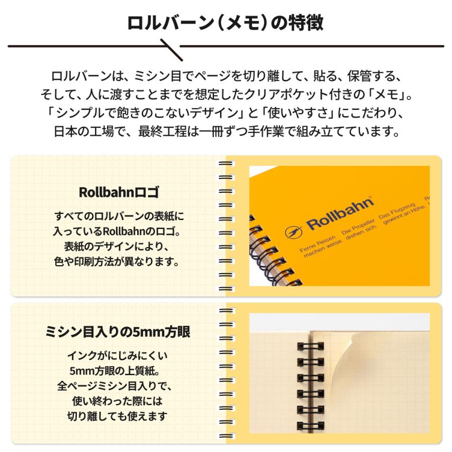 DELFONICS（デルフォニックス） Rollbahn(ロルバーン) ポケット付メモM