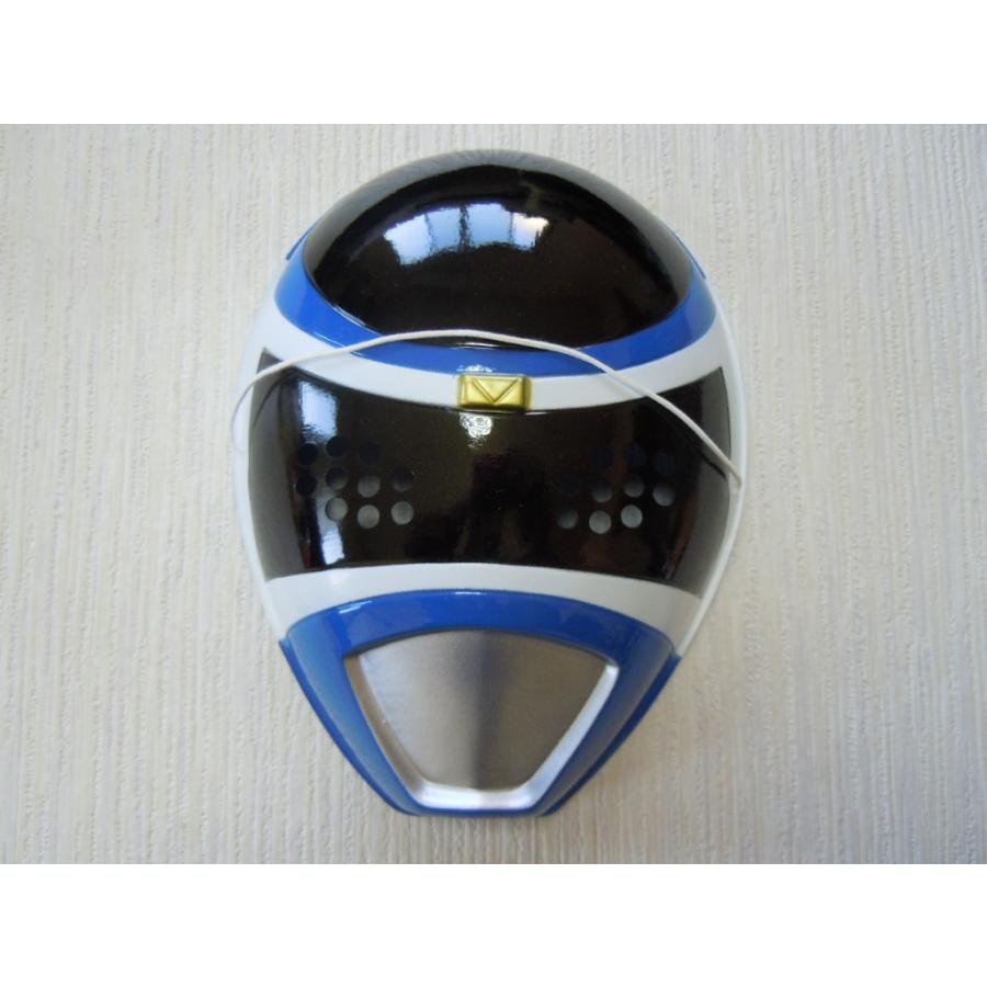 お面 電磁戦隊メガレンジャー メガブルー 並樹瞬 松風雅也 1997年 東映