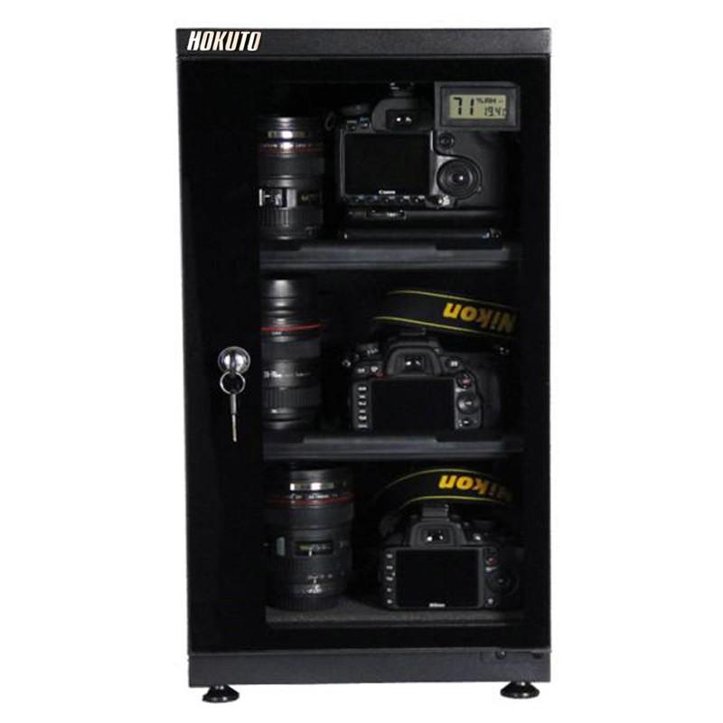 HOKUTO 爆買 HOKUTO防湿庫・ドライボックス HS51L 引き出し棚装備 5年