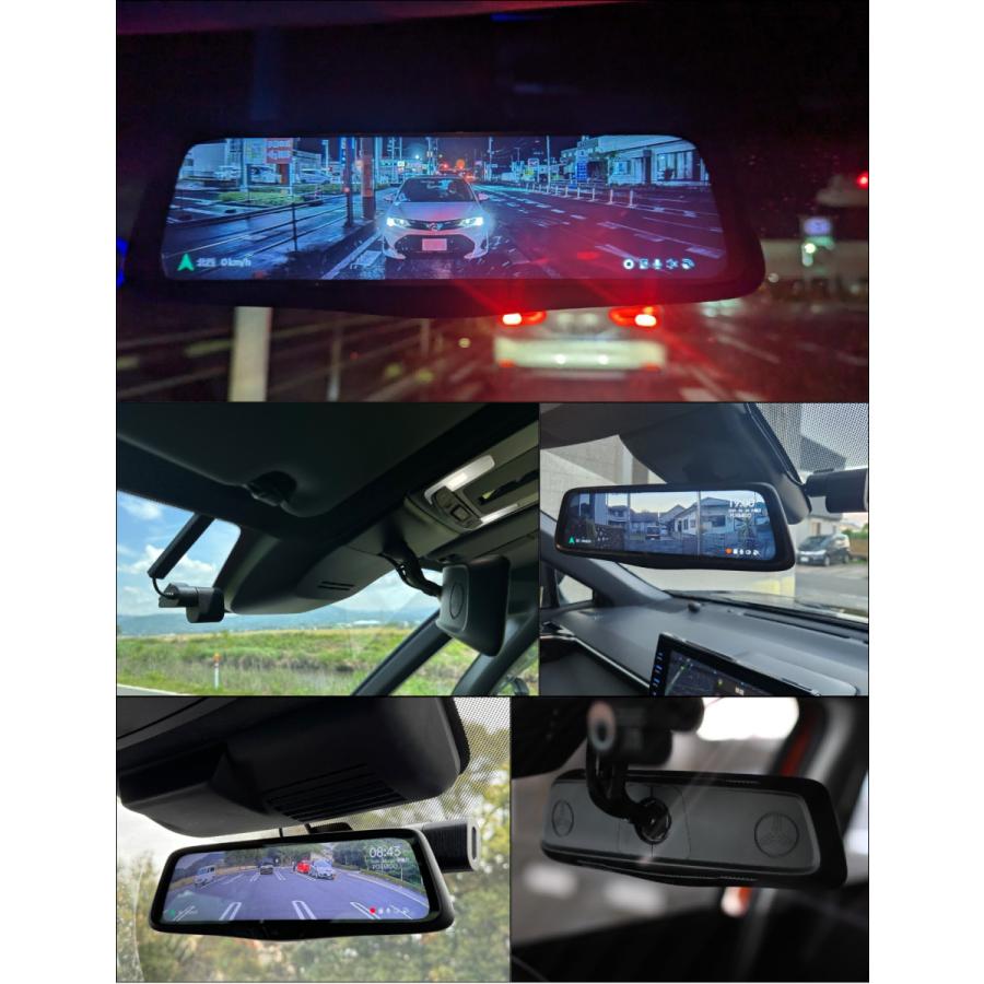 PORMIDO ドライブレコーダー 前後 ミラー型 純正ミラー交換 2K 1440P