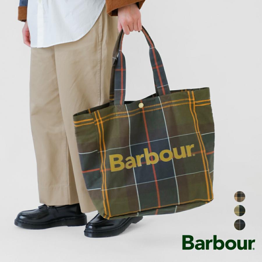 Barbour（バブアー） テルフィールド タータンチェック トートバッグ