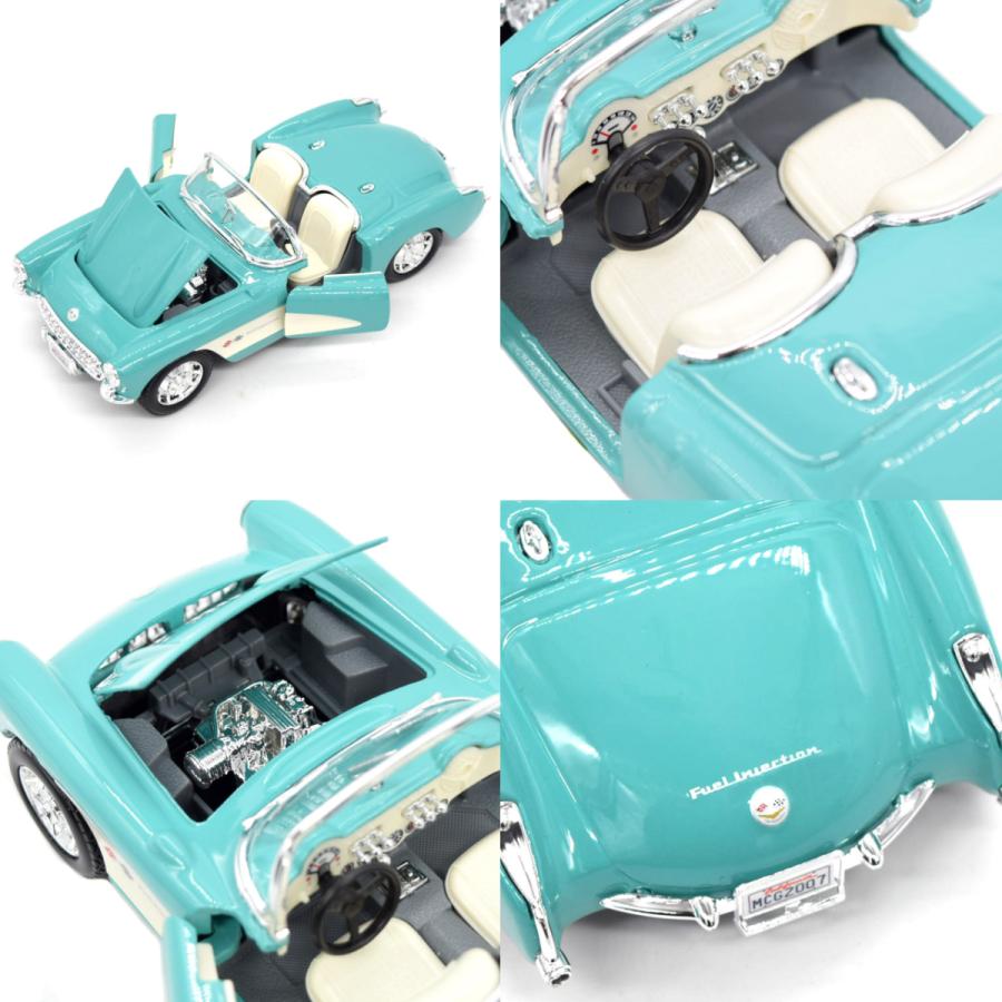 シボレーコルベット 1957 Chevrolet Corvette ダイキャストモデル